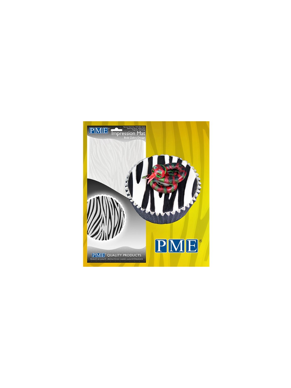 PME Impression Mat Bold Zebra