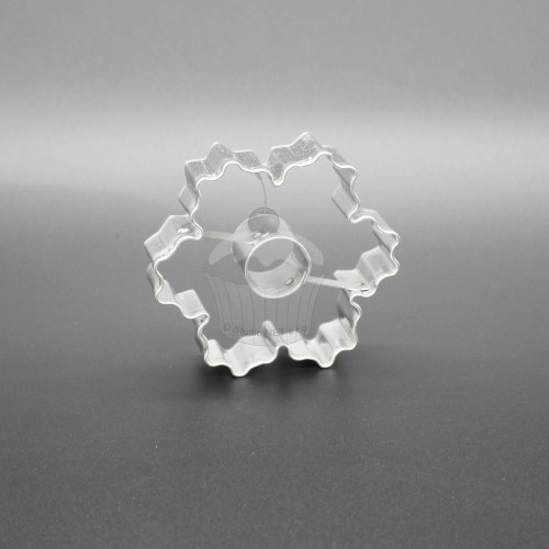 Cookie cutter - scalloped flower + circle