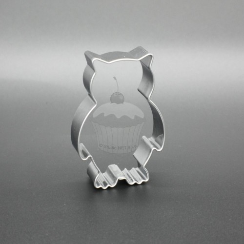 Stainless steel cookie cutter - owl