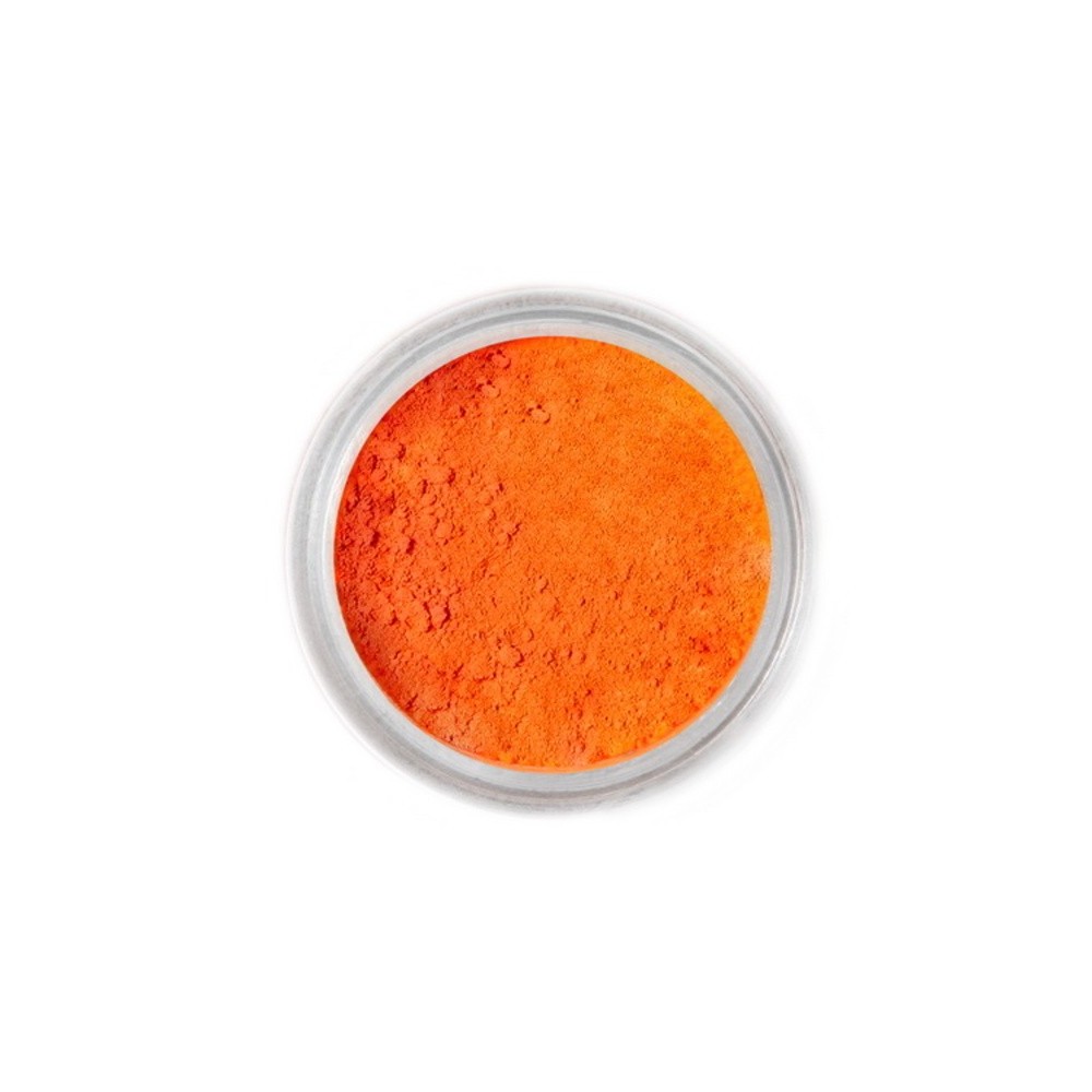 Jedlá prachová barva Fractal - Orange, Narancssárga (2,5 g)