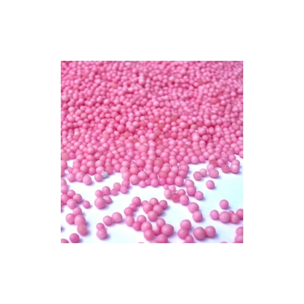 Zuckerperlen winzigen rosa - 100g