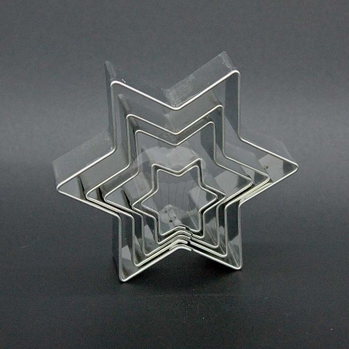 Set of cookie cutters - star 5 pcs