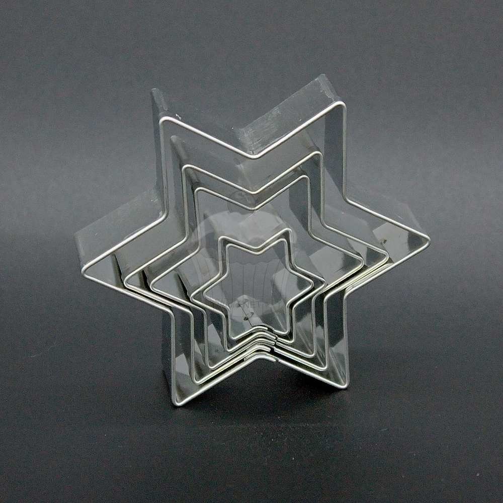 Set of cookie cutters - star 5 pcs