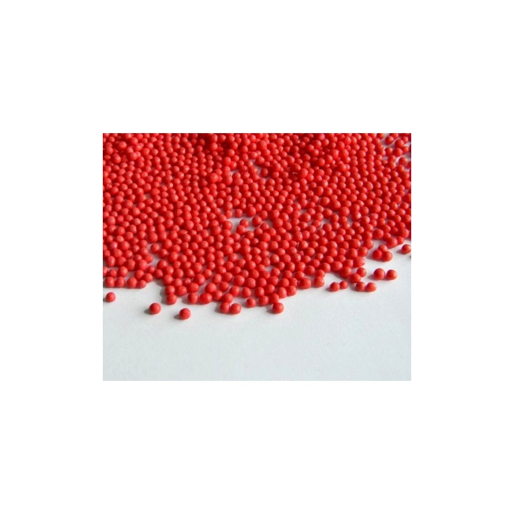 Zuckerperlen winzigen rot - 100g