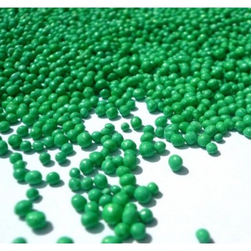 Sugar pearls tiny green - 100g