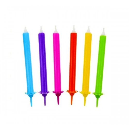 Cake candle - "Crayons" - 12pcs