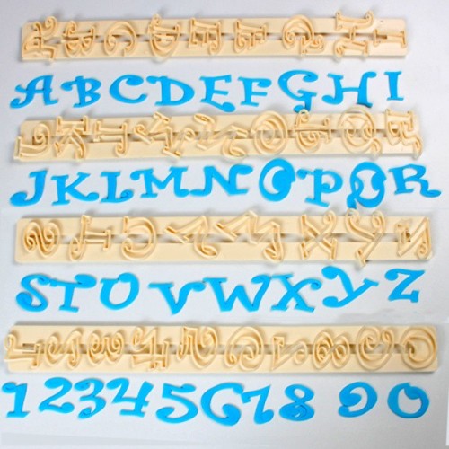 FMM Chunky Funky Alphabet & Numbers Set Tappits 2cm