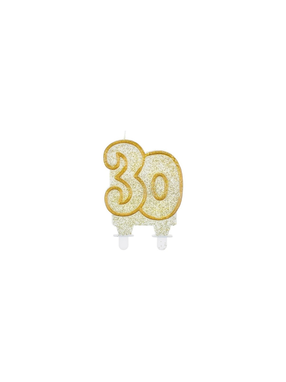 Cake Candle Jubilee gold - 30th