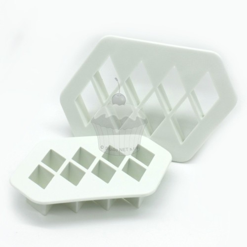 Set of cutters - 3d optical illusion 2pcs