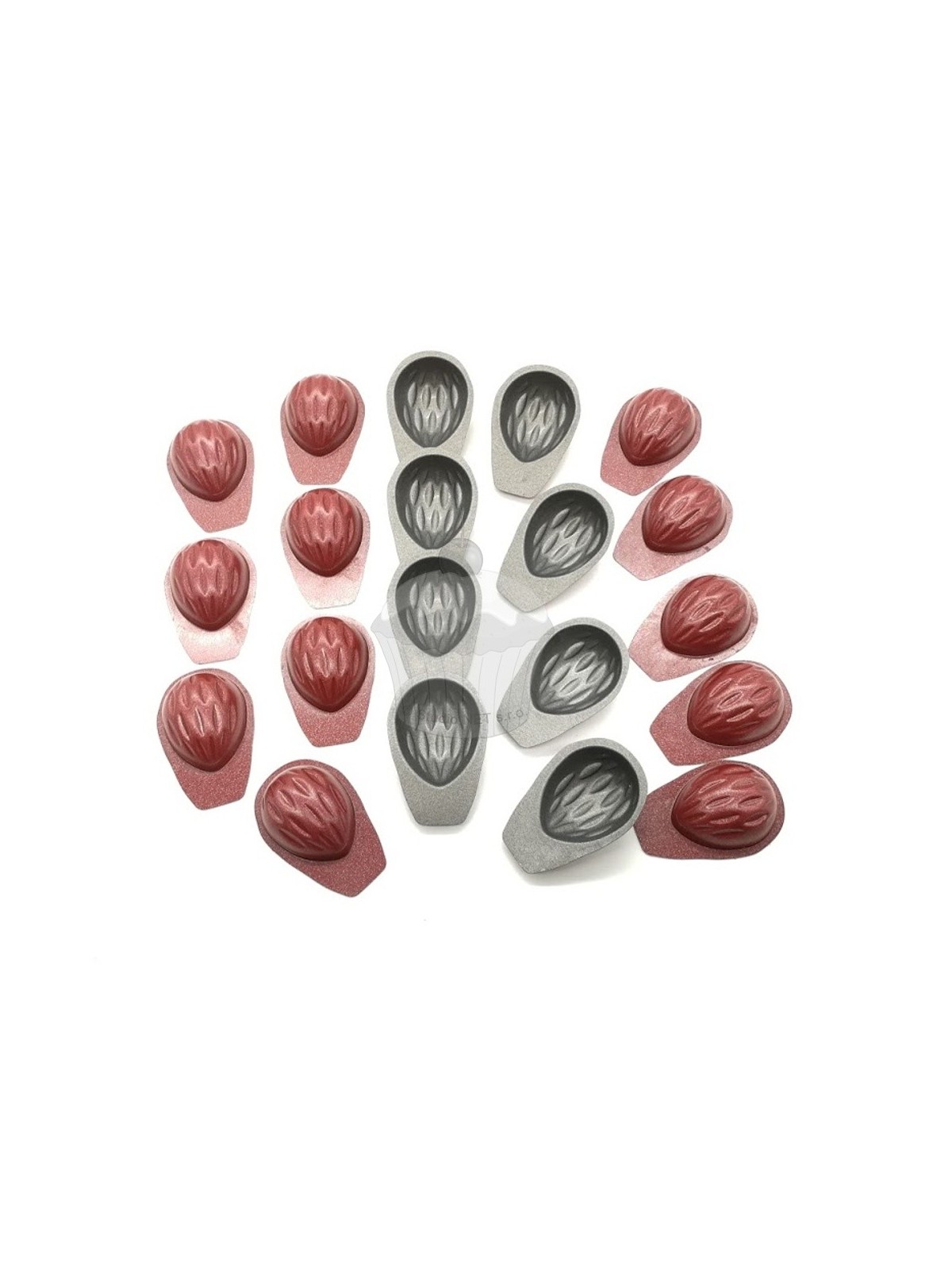 Teflon mold - Nuts small 20pcs