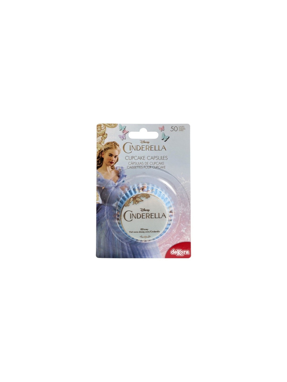 Dekora  Baking Cups - Cinderella - 50pcs