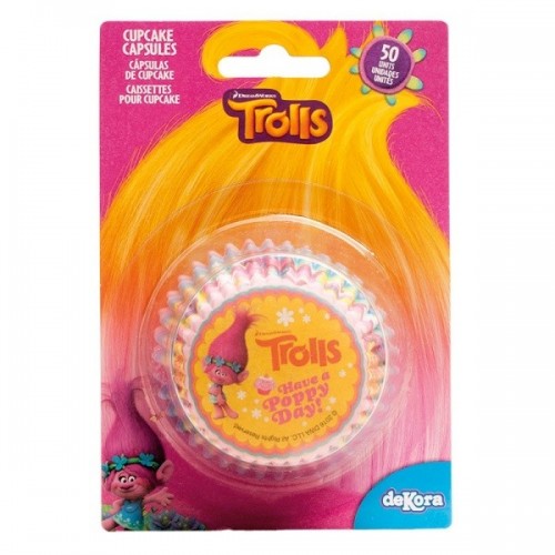 Decorative pastry cups - Trolls - 50 pcs