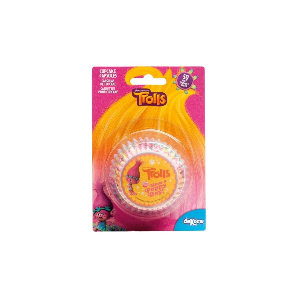 Dekora  Baking Cups - Trolls - 50ks