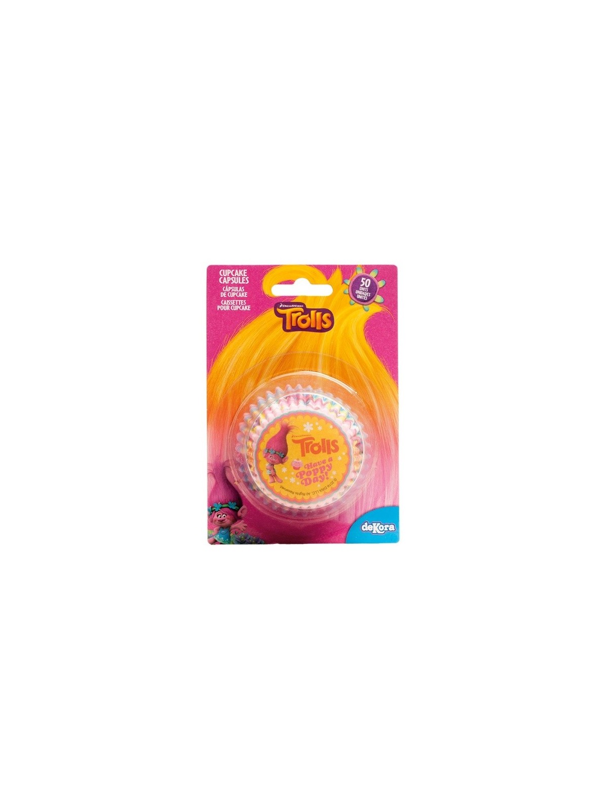 Dekora  Baking Cups - Trolls - 50ks