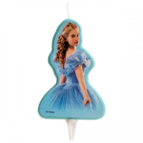 Decorative cake candle - Cinderella - 1 piece