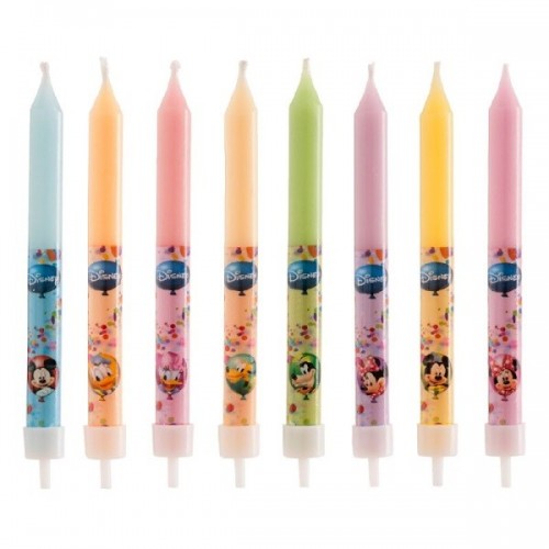 Birthday candles - Mickey and friends - 8pcs.