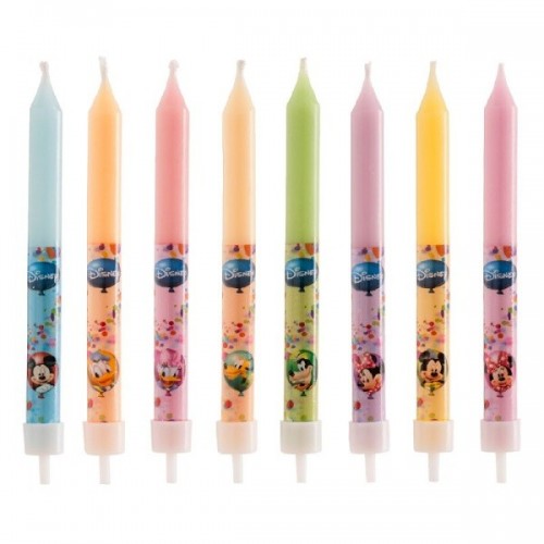 Narozeninové svíčky - Mickey a přátelé - 8ks