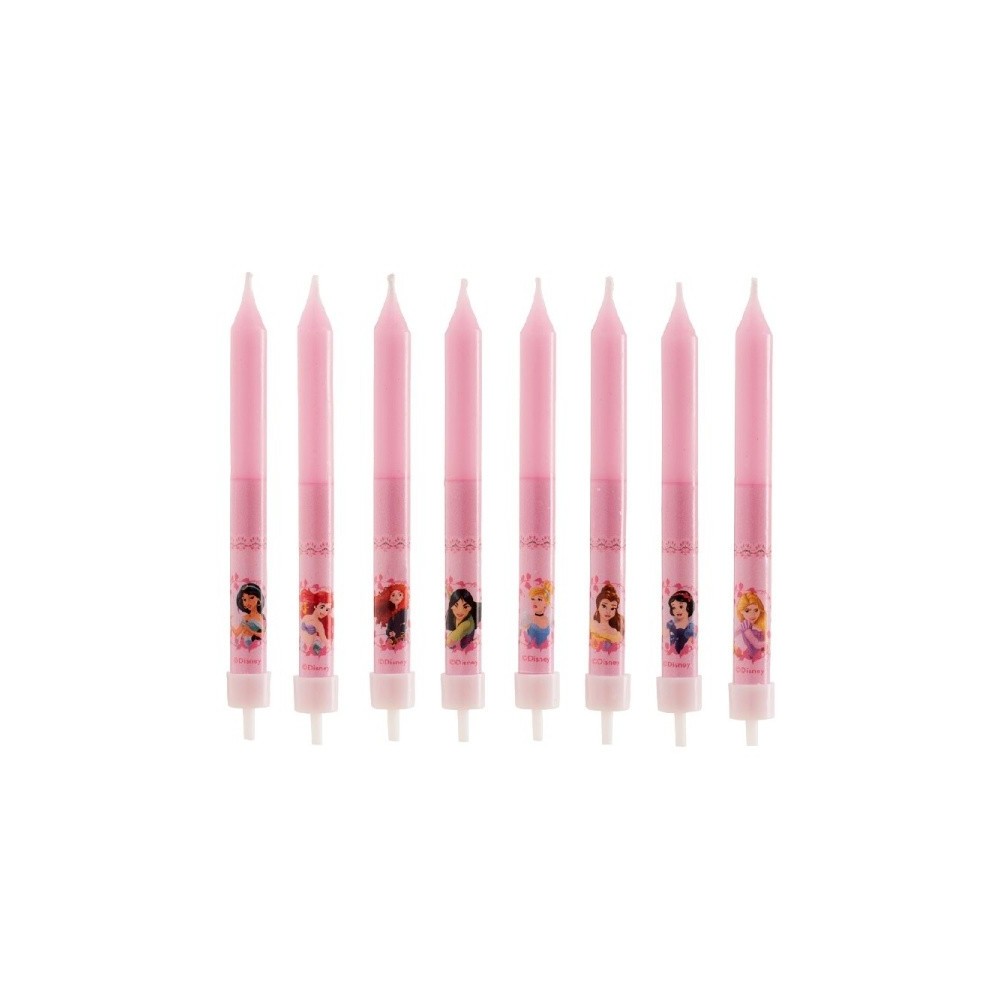 Dekora - Narozeninové svíčky - Princess - 8ks