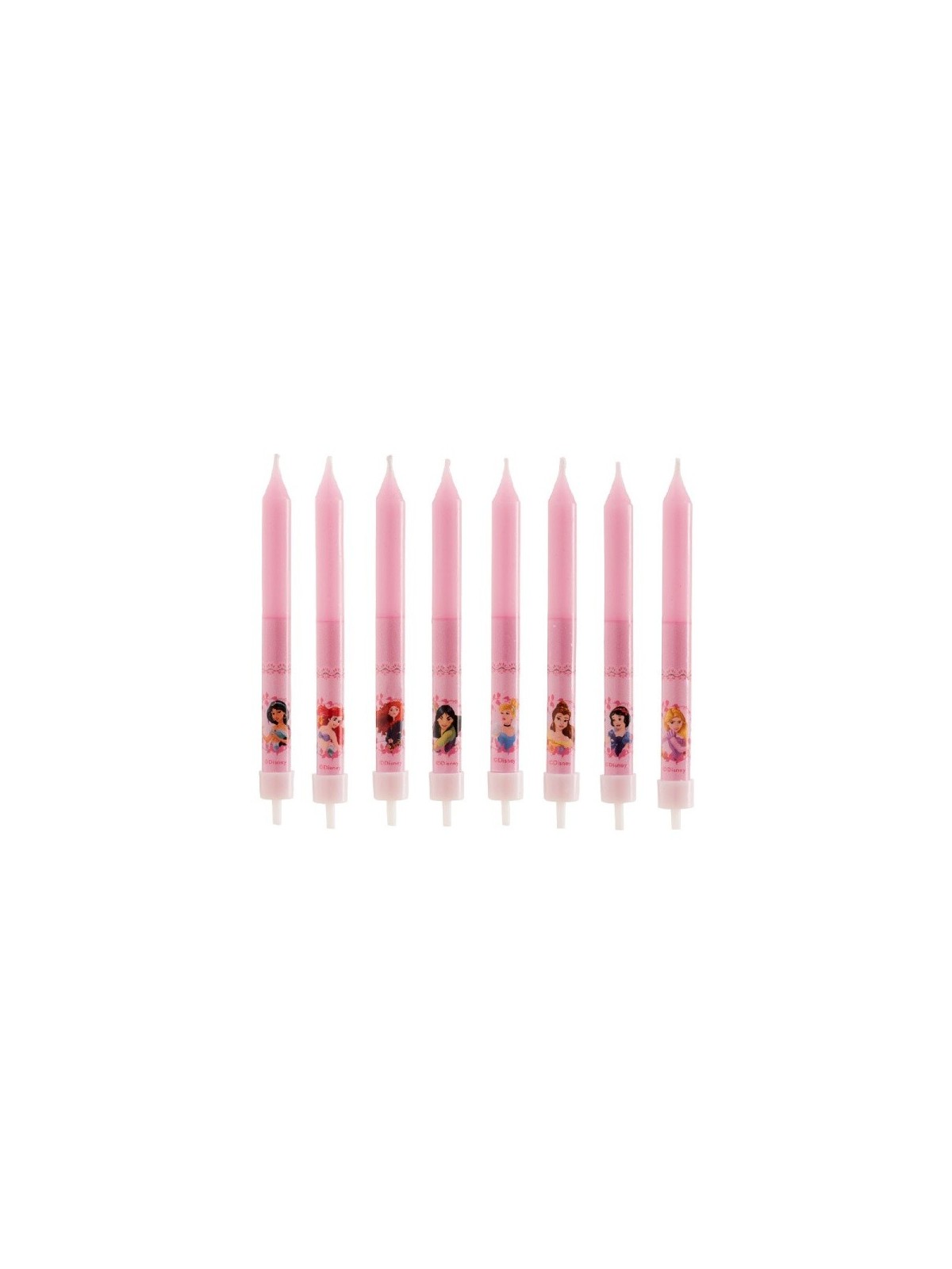 Dekora - Narozeninové svíčky - Princess - 8ks