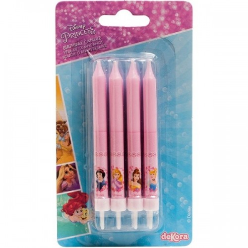 Dekora - Birthday candles - Princess - 8pcs