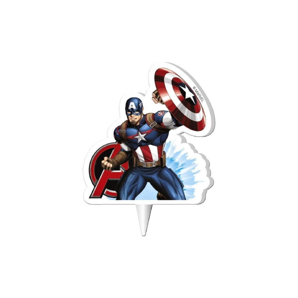 Dekora Cake candle - Captain America - Avengers - 1ks