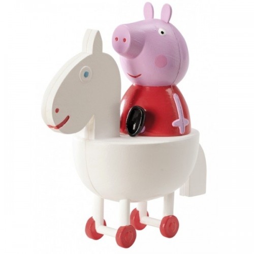 DeKora - Set dekorative Figur - Peppa Pig + Karussell