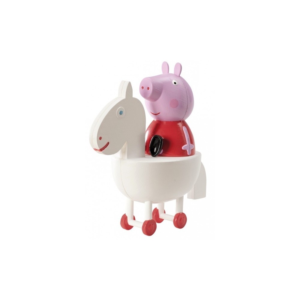 DeKora - Set of decorative figurine - Peppa Pig + Carousel