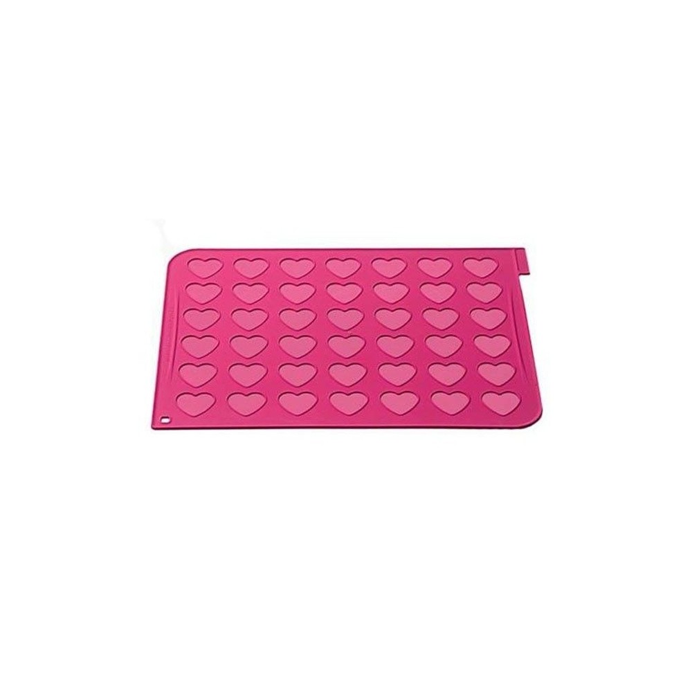 Silikomart - Silicone Macaron Baking Mat Heart Shape 30x40cm