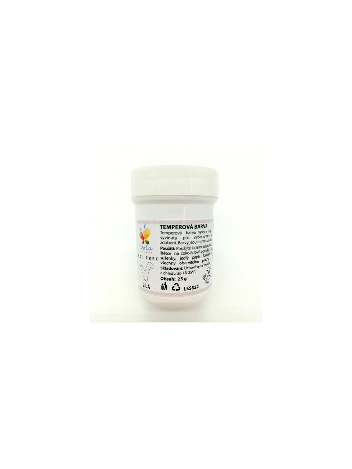 SLEVA: Temperová barva AF bílá - 25g