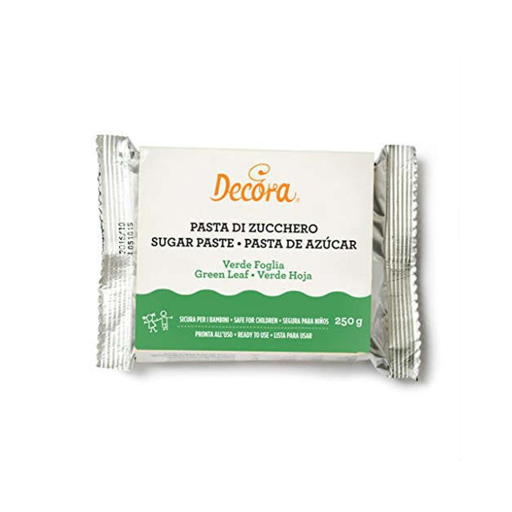Decora - sugar paste -   leaf green - 250g