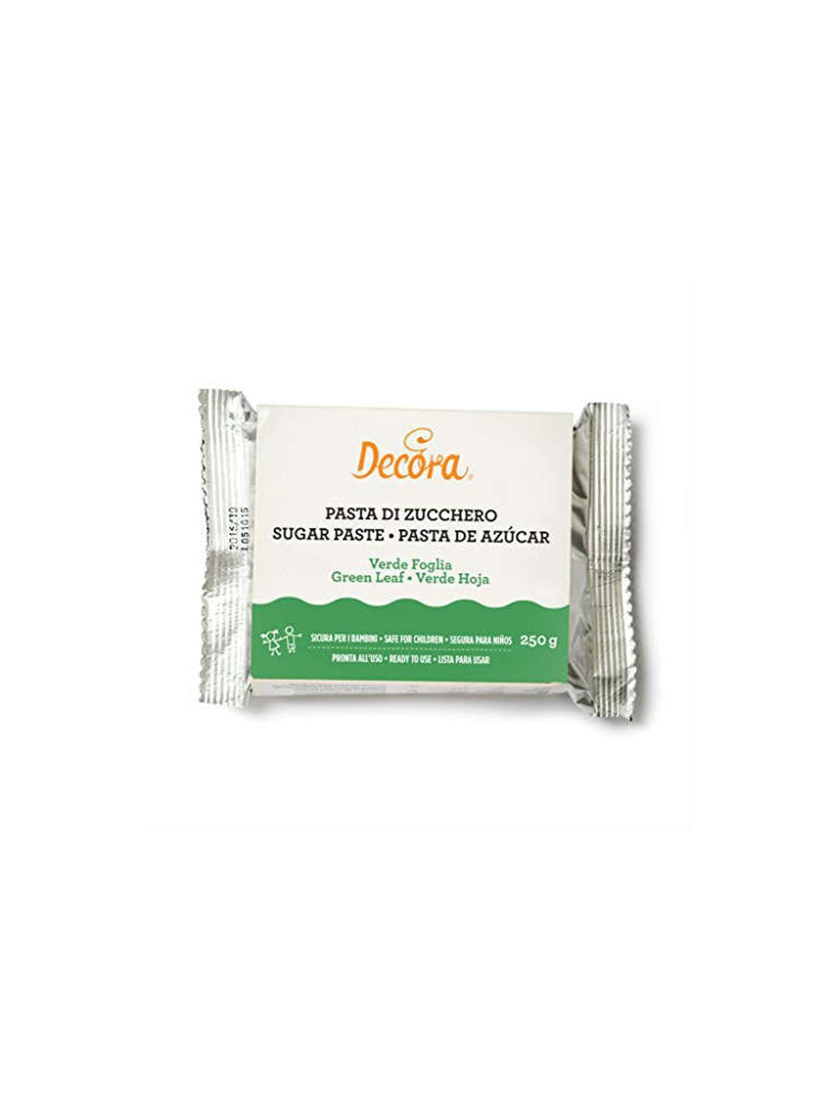 Decora - sugar paste -   leaf green - 250g