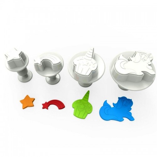 Deco unicorn mini skewers - 4 pcs