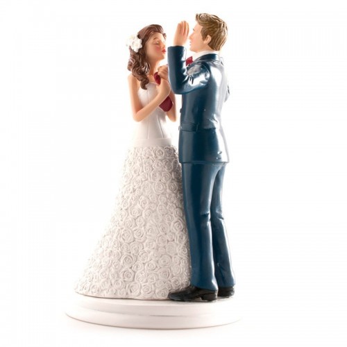 wedding figurines - hands up