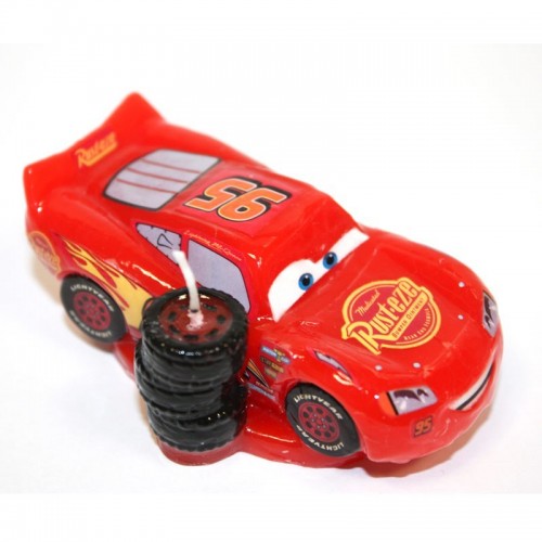 Decorative Cake Candle - Cars - Lightning McQueen 3D - 1pc