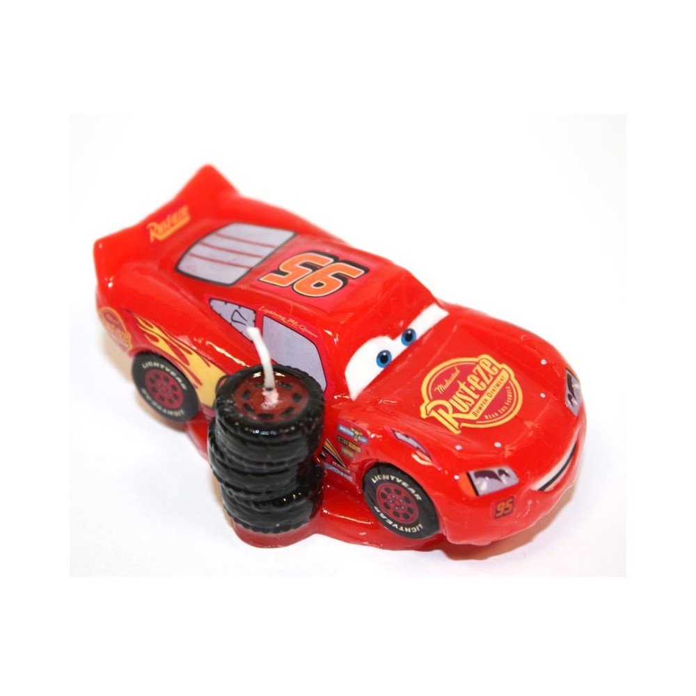 Dekora Kuchen Kerze - Cars - McQueen 3D - 1St