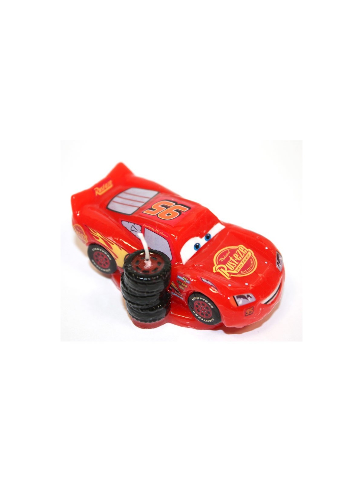 Decorative Cake Candle - Cars - Lightning McQueen 3D - 1pc