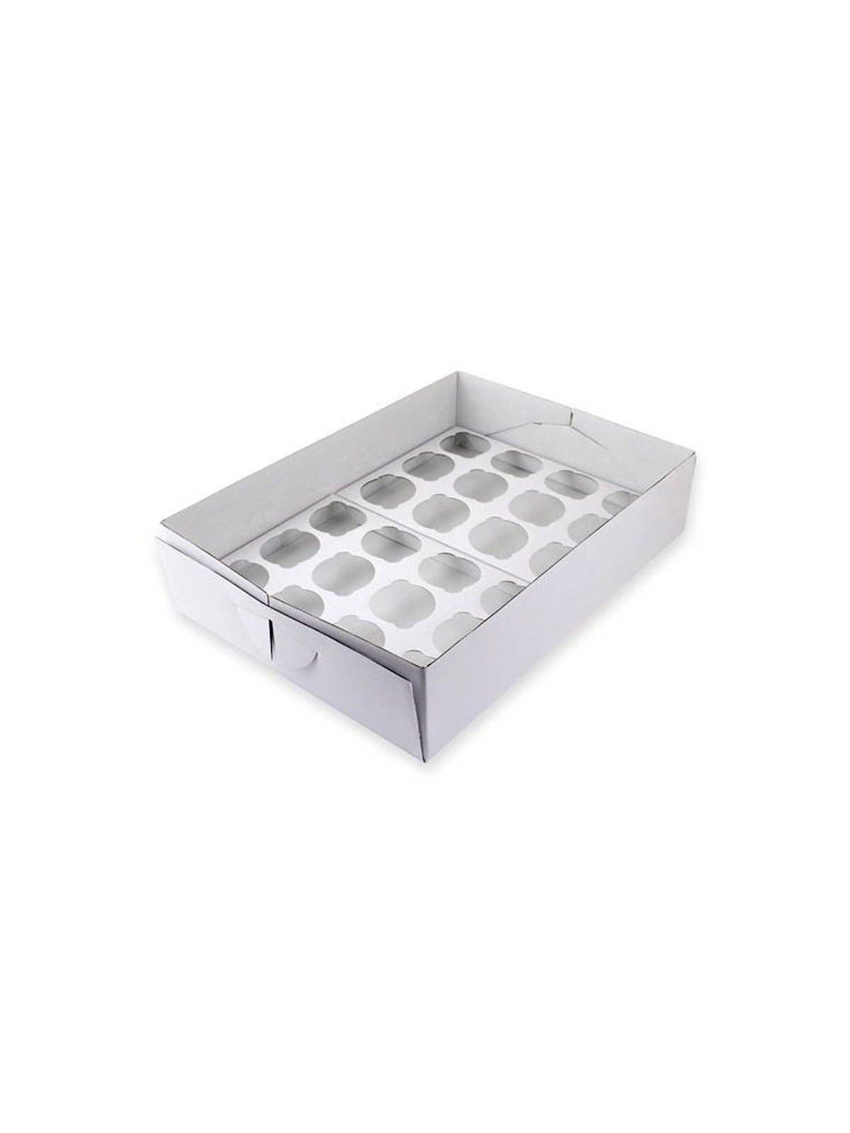 PME Krabička na muffin /  CupCakes - bílá - 24 / standart 9cm