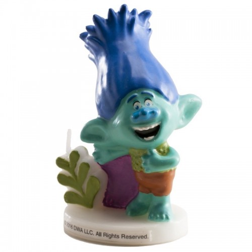 Cake Candle - Trolls 3D - Branch - 1pc