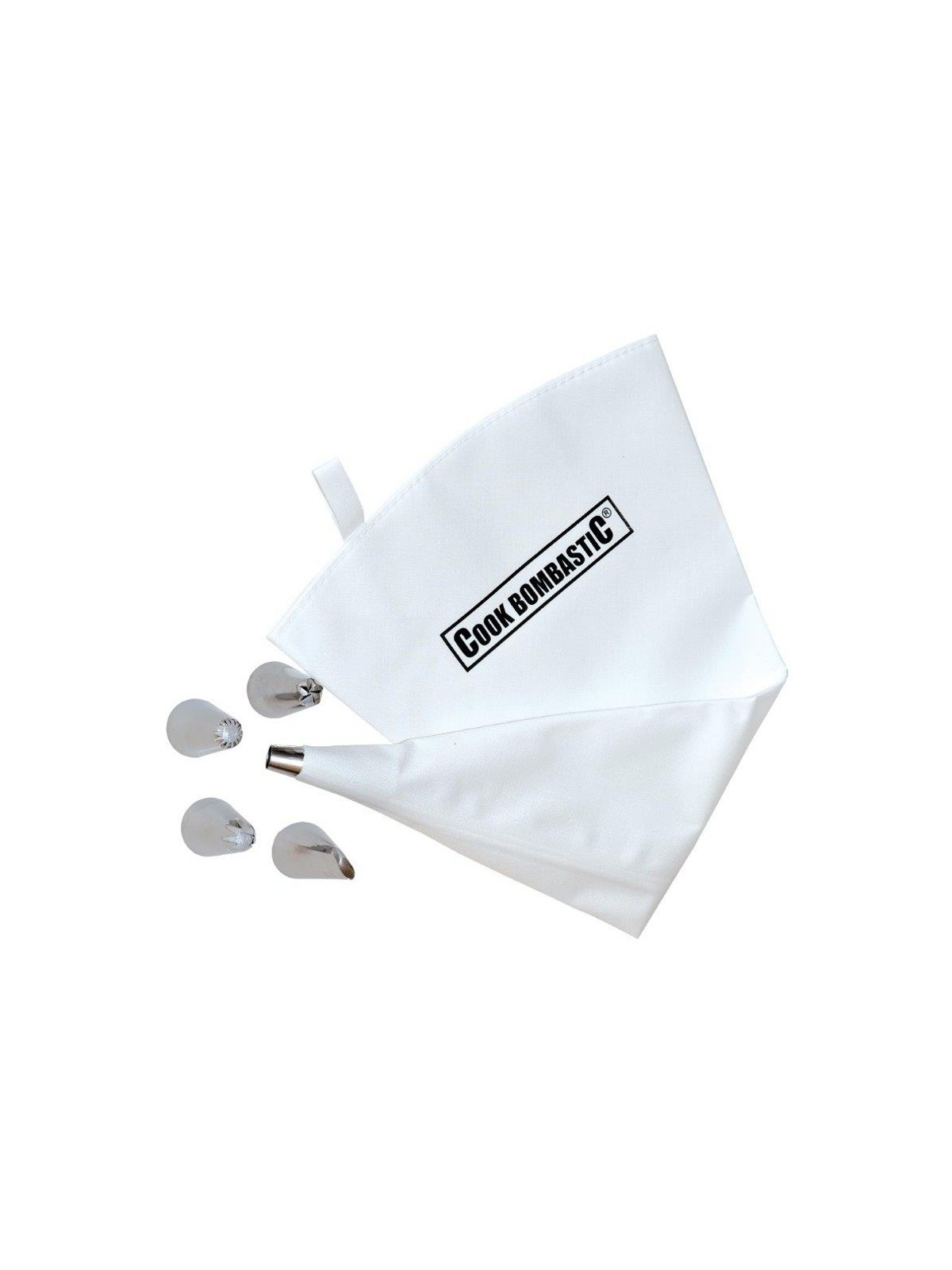 Profi Decorating Bag 40+ Decorating Tips - White