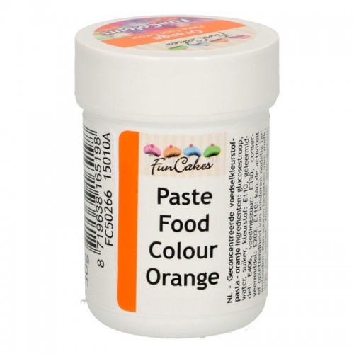 FunColours paste food colour - orange - cup 30g