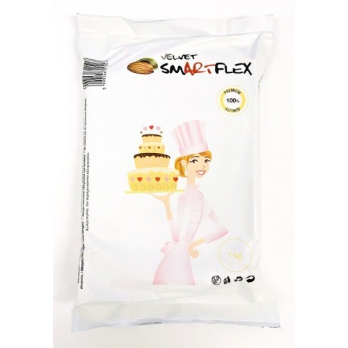 Smartflex Velvet Mandel 1kg - Ausrollfondant