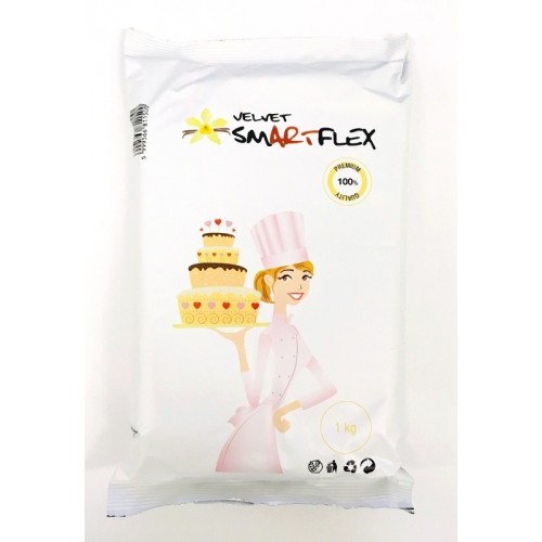 Smartflex velvet vanilka 1kg - potahovací hmota