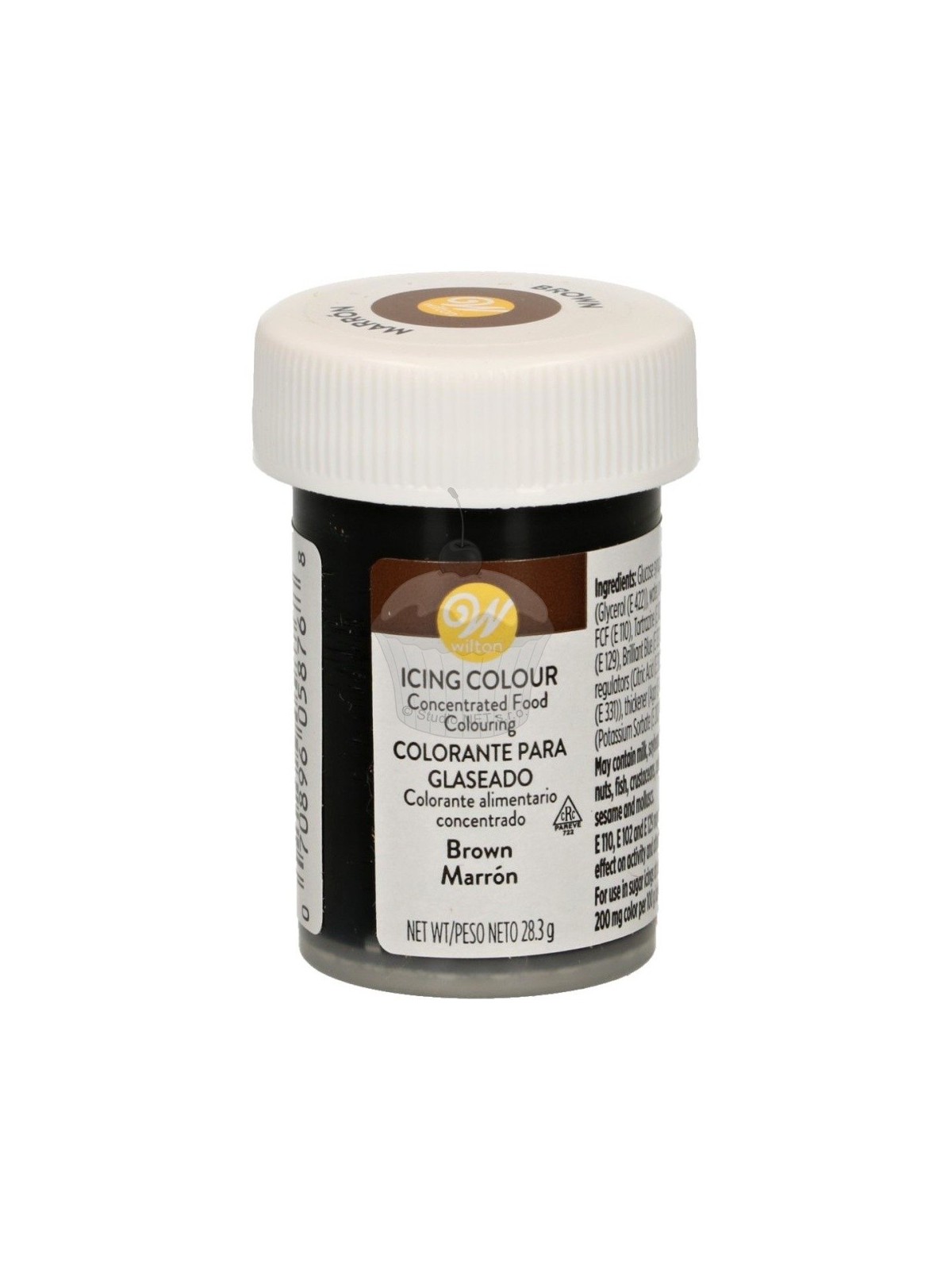 Wilton Gelfarbe Brown 28g - Braun