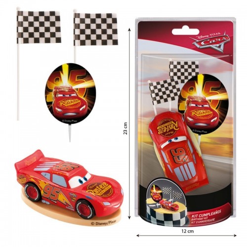 Dekorationsfigur - Cars - Lightning McQueen 1+ 3