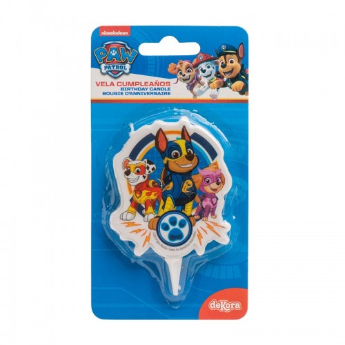 Dekora Cake candle - PAW patrol - paw - 1pc