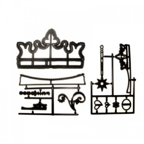 Patchwork-Ausstechformen - Krone 11St