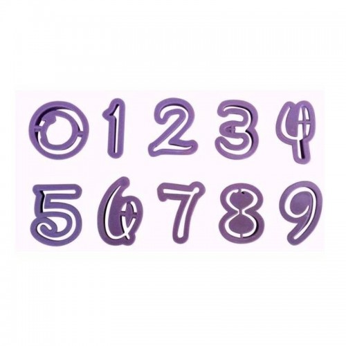 Cookie cutters numbers - Disney font 10 pieces