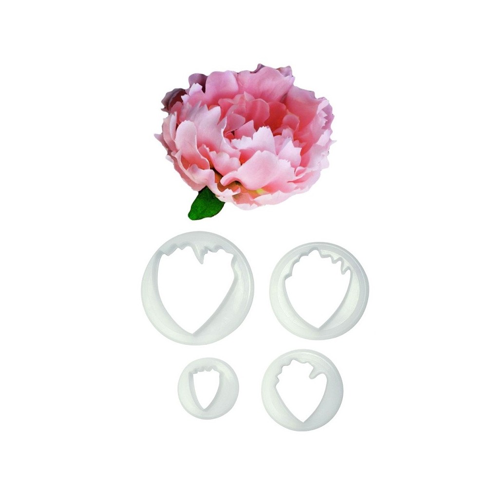 Cutters - Peony - 4 pieces