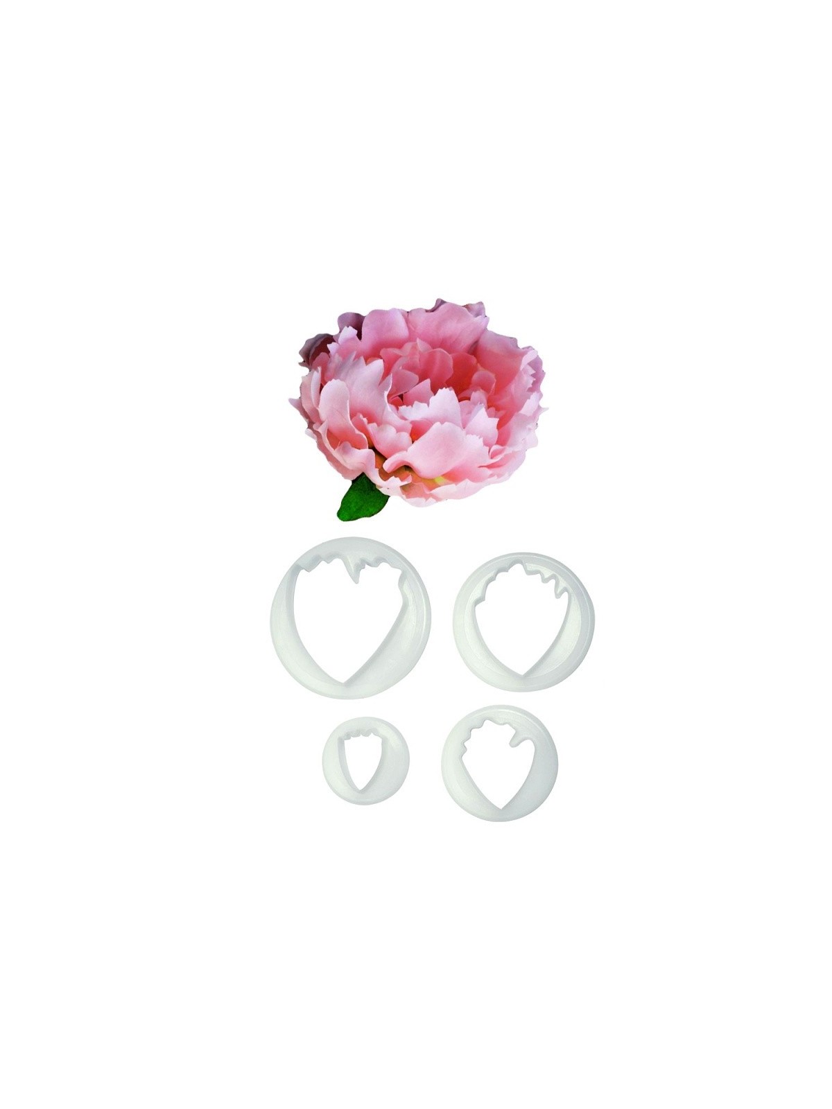 Cutters - Peony - 4 pieces