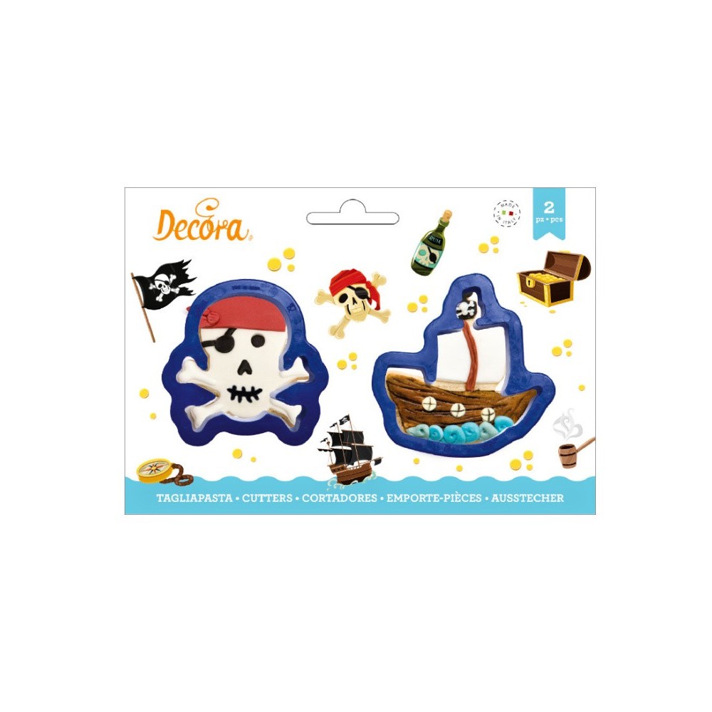 Decora set of cutters - pirate 2 pcs